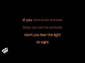BTS - Like Animals (Karaoke Version)