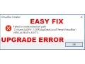 Virtualbox UPGRADE ERROR WITH EASY FIX on Windows