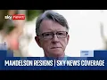 Lagu Peter Mandelson quits over Jeffrey Epstein links | Sky News coverage and analysis