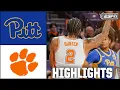 Pittsburgh Panthers vs Clemson Tigers Full Game Highlights ESPN College Basketball