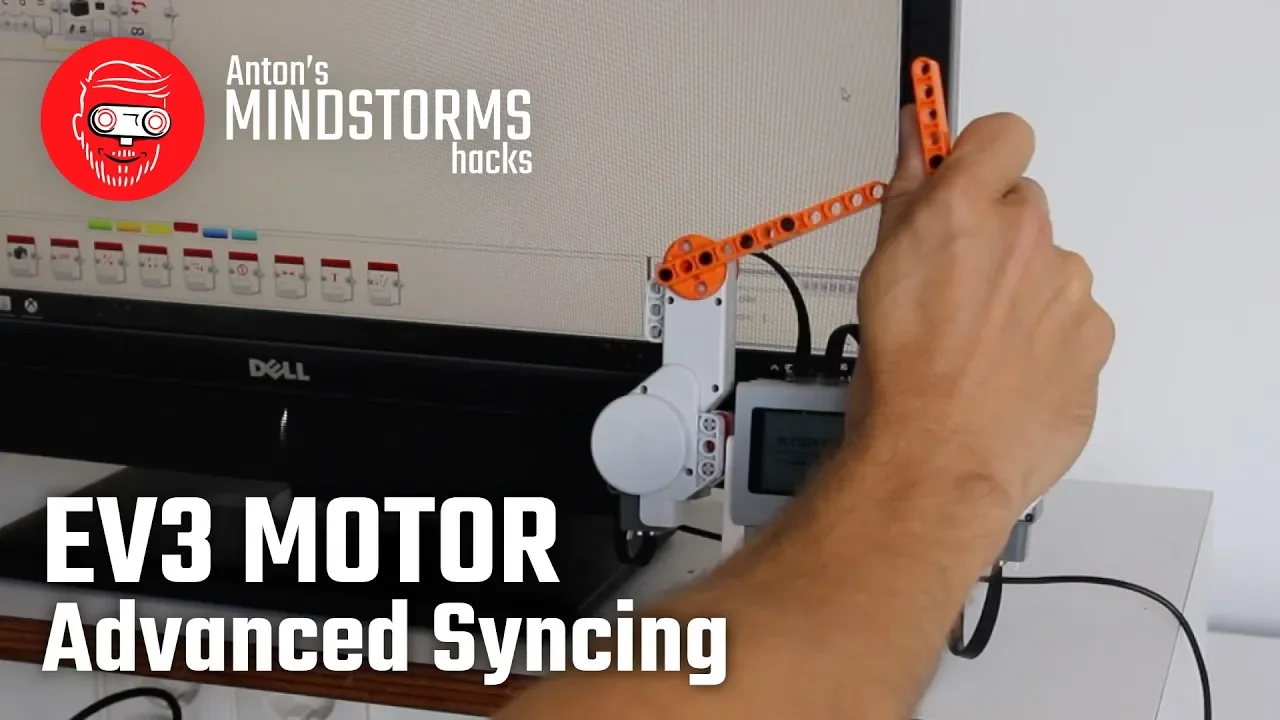 How to synchronise two LEGO MINDSTORMS EV3 motors with ev3-g programming