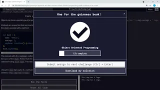 Object oriented programming Create a Method on an Object freeCodeCamp