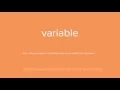 Introduction to Variables