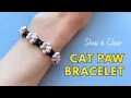 Macrame Bracelet with 3D Cat or Dog Paws The Perfect Pet Lover s Accessory