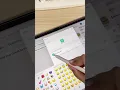 Using the Shortcut app to create custom icons on iPad