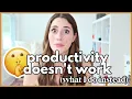 Productivity is Making You Miserable