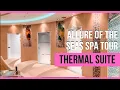 Allure of the Seas Thermal Spa Tour Thermal Suite Mud Room Private Hot Tub Royal Caribbean