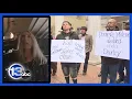 Community members rally outside Monroe County DA Sandra Doorley s office over viral traffic stop