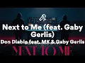 Download Lagu Don Diablo feat. MK \u0026 Gaby Gerlis, Next to Me (Lyrics)