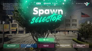 FiveM Spawn Selector Script ESX QBCore Custom