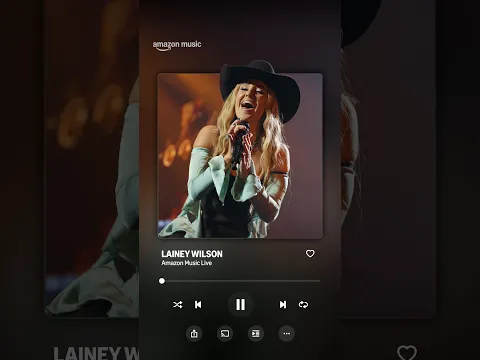 a little list of go-tos: phone, keys, wallet, and Lainey Wilson's Amazon Music performance tonight!