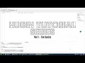 Panorama stitching with Hugin Tutorial Part 1 - Introduction