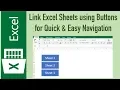 Links in Excel to Navigate between Sheets with buttons No Macros