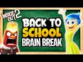 Inside Out 2 Back to School Brain Break Jump Battles Just Dance Freeze Dance Danny Go