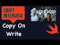 Copy on Write Swift iOS Top Asked Interview Question Value Type vs Reference Type