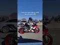 Lagu I guess he didn’t like bikes ? 🥲 #aprilia #r6 #kawasaki #bikergirl