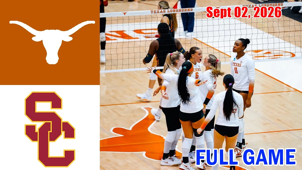 Texas vs USC FULL MATCH Sept 02, 2026 | NCAA Women's Volleyball