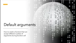 BeezMind C Programming - Default arguments