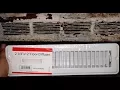 Remove Old Diffuser Register And Install FLOOR Diffuser Register