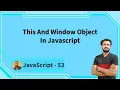 window and this keyword in javascript