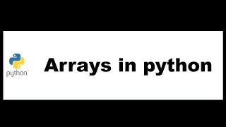 Python Bangla Tutorials 29 Arrays in Python