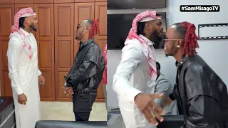 Diamond Platnumz amkaribisha Wasafi Chino Kid akiwa na Bambo pamoja na Kingwendu, Unapendeza sana