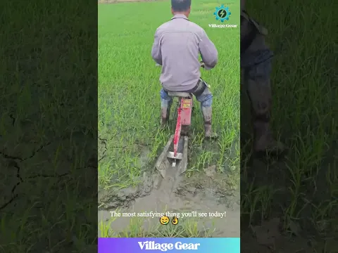 This Farmer's DIY "Mud-Motorcycle" is Pure Genius! 😂 Work Smarter, Not Harder! #farming #funny