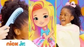 How To Make A Top Knot Style Files Hair Tutorial Sunny Day Nick Jr  How To Make A Top Knot Style Files Hair Tutorial Sunny Day Nick Jr
