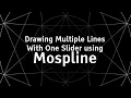 Drawing Multiple Line With One Slider Using Mospline