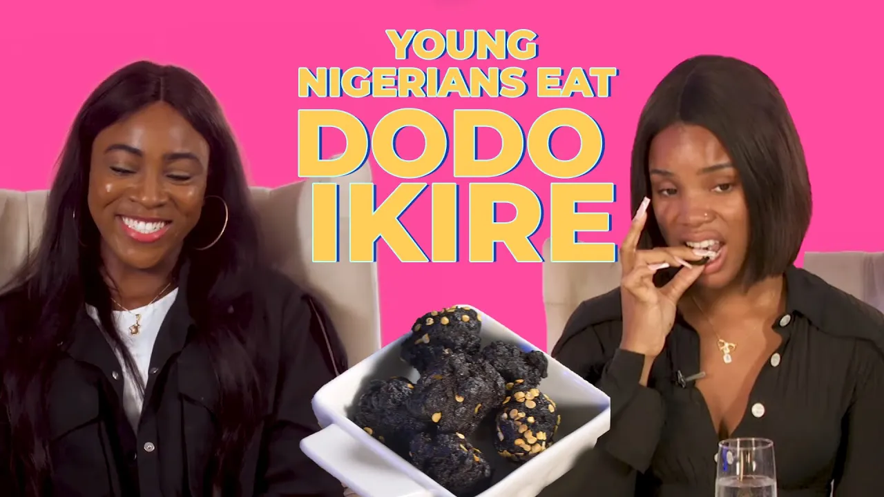 Young Nigerians Eat Dodo Ikire With Opeyemi Famakin