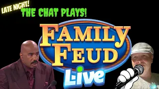 Family Feud Game Night LIVE Chat Challenge - Chat vs CHAT!!
