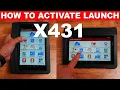 Launch X431 SETUP and ACTIVATION Process X-431 Scan Tool