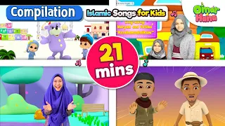 INTERNATIONAL COLLABORATIONS 21 Mins Omar Hana Zaky Zain Bhikha Islamic Songs For Kids 