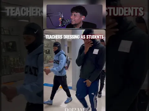 Los profesores se vistieron como los alumnos.
