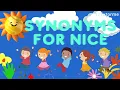 ESL Vocabulary for Kids I Learn to Read I Synonyms for Nice