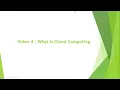 Cloud Computing 4 Advantages
