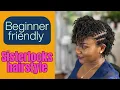 Sisterlocks On Short Hair Get A Faux Mohawk Look MarissaJOAT
