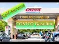 How to pump gasoline at self-service Costco GAS station California