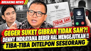 🔴 Geger ‼️MA Putuskan Suket Penyetaraan Wapres Gibran Tidak Sah || Denny Indrayana Langsung Ditelpon