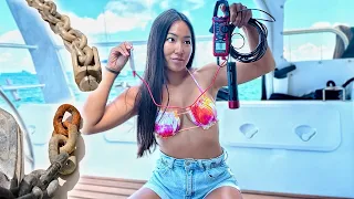 TESTING FOR STRAY CURRENT ON ALUMINUM SAILBOAT: The Cause of RUST on our NEW Equipment – Ep 228