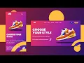 Build Your Own Responsive Hero Section for a Shoe Business Landing Page HTML CSS and JS