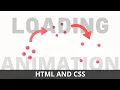 Loading dots css animation html5 and css3