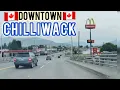 Drive Through Downtown Chilliwack BC Canada