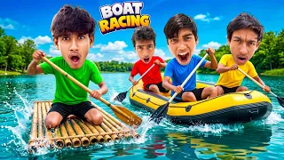 🚣♂️ 2 VS 2 Boat Race Challenge! 🏆 শেষ পর্যন্ত কোন টিম জিতল? 😱