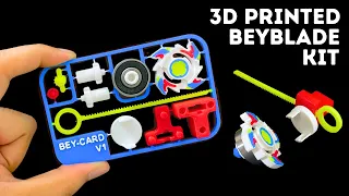 diy beyblade kit 3d printed 