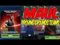 Maul Proving Grounds Tier SWGOH