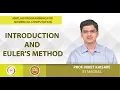 Introduction and Euler s Method