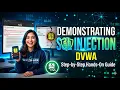 SQL Injection SQLi Tutorial for Beginners DVWA Demonstration Mitigation by My Mentee