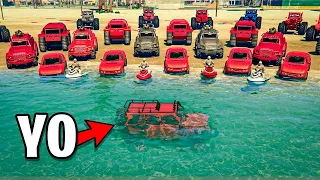 JUEGO AL ESCONDITE CON COCHES PERO ME ESCONDO DEBAJO DEL AGUA!! ME AHOGO!! - GTA 5 ONLINE