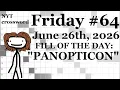 Friday 26 -